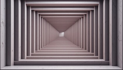 Exploring geometric depth abstract design indoor structure visual art modern architecture unique perspective creative concept
