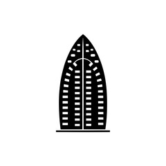 creative details Skyscraper Icon Vector Illustration