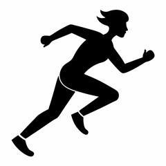 silhouette of a man jumping