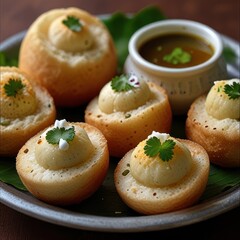 An attractive delicious street food