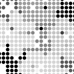 Dot abstract vector background black grey white