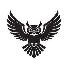Obraz premium Simple and creative owl logo design vector.