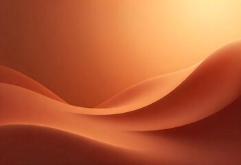 Generative AI a smooth and minimalist abstract desert landscape with dunes and soft light
