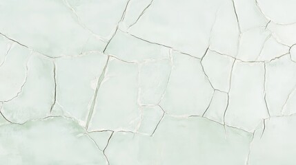 Cracked Wall Texture Background: Artistic Design in White with Geometric Pattern and Cool Tones for Modern Interior and Decorative Craft Inspiration