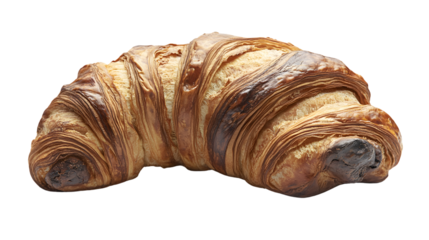 Delicious Croissant Isolated on White Background for Food Lovers and Bakers