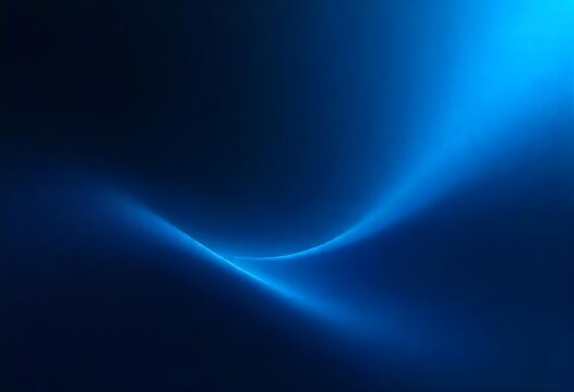 Generative AI abstract blue light trail technology background image - Powered by Adobe