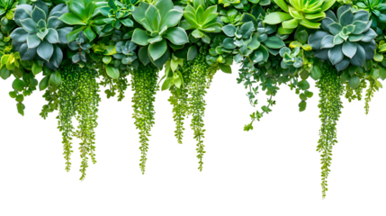 Green Succulent Leaves Hanging Vines Ivy Bush Climbing