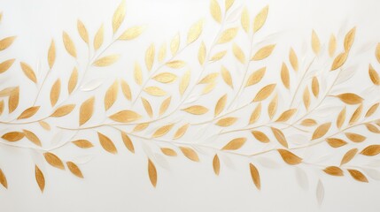 Fototapeta premium background gold leaf seamless