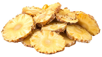 Fresh Pineapple Isolated on White Background for Graphic Designs and Advertising