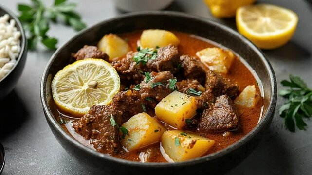 railway mutton curry video indian food