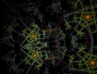 Imaginatory fractal abstract background Image