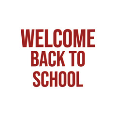 Welcome Back to School Vector Art Design