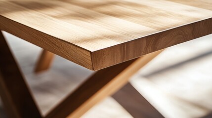 Carpenter assembling a dining table from scratch. Featuring custom woodwork and furniture assembly