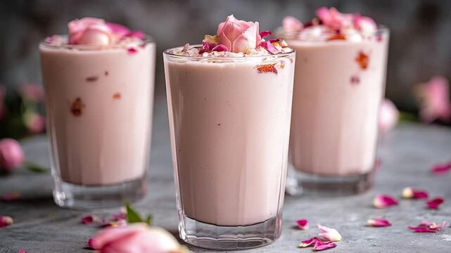 rose lassi fizz video indian cocktail
