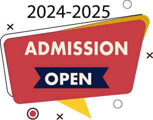 modern school admission banner