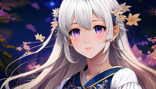 Japanese Artistic Anime Girl, Radiant and Elegant in a Vibrant Ecchi Style, Set against the Backdrop of a Futuristic Cityscape. Captivating with Striking Colors, Intricate Details, and Emotional