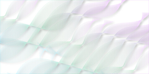abstract wave element for design pink and white. Design template for cover, business. Abstract dynamic color lines, waves. Vector geometric backgrounds.	