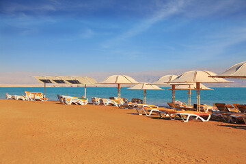 Magnificent beach with pure yellow sand