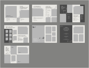Wedding Day Guide Template for Guests, Timeline, Order of Events & Reception Details