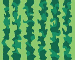 Watermelon skin pattern. Water melon rind seamless texture stripe background, watermelons summer delicious fruit berry stripes cover abstract wallpaper, neat vector illustration