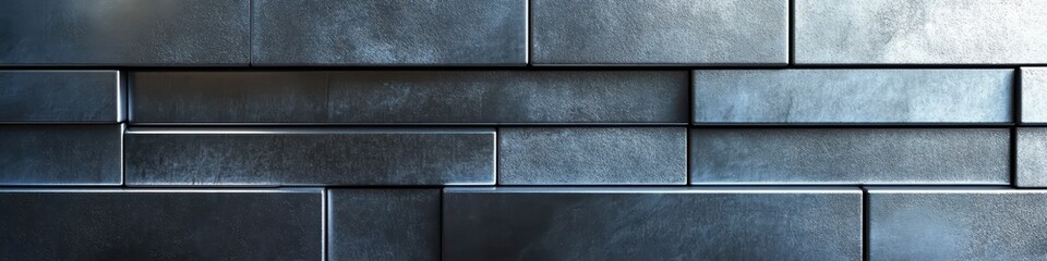Fototapeta premium Texture Modern. Brushed Metal Background Design for High Technology Website Header