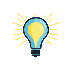 Minimalist lamp, warm color, simple form, vector graphic