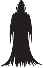 Halloween Ghost Flat Vector Illustration