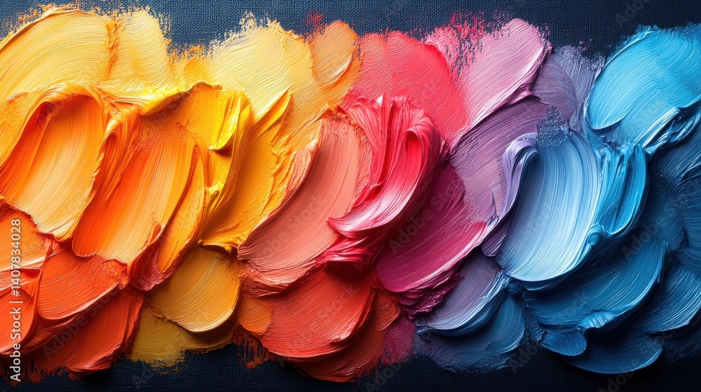 Aufkleber abstract colorful paint brushstrokes background texture for design header banner texture random background,stock image