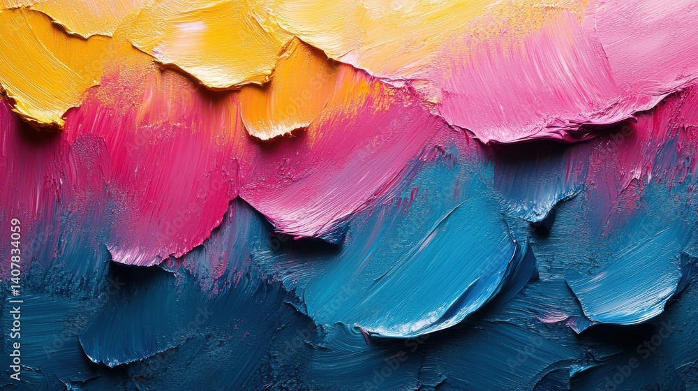 Aufkleber abstract colorful paint brushstrokes background texture for design header banner texture random background