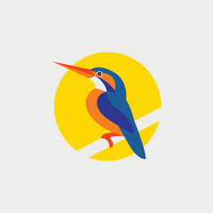 Obraz premium Vector bird of paradise Illustation