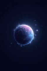 Obraz premium Cosmic event of a mysterious galaxy space exploration digital art dark environment creative viewpoint