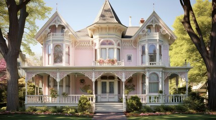 Obraz premium details victorian house