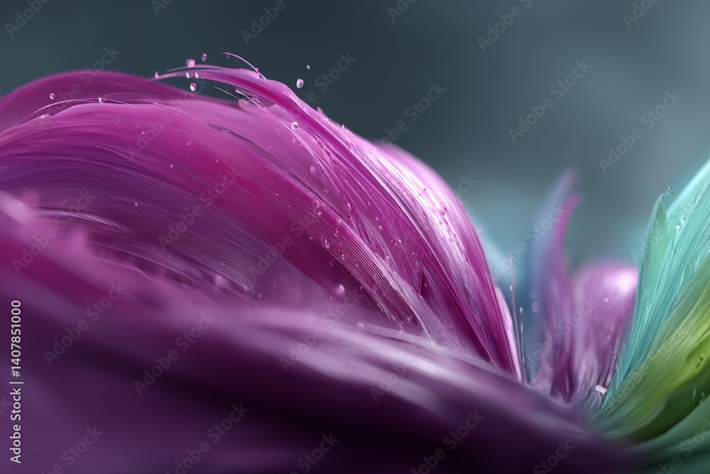 Aufkleber vibrant hues of fluid paint create a mesmerizing abstract display in a creative studio setting durin