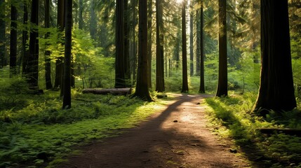 Fototapeta premium morning light nature