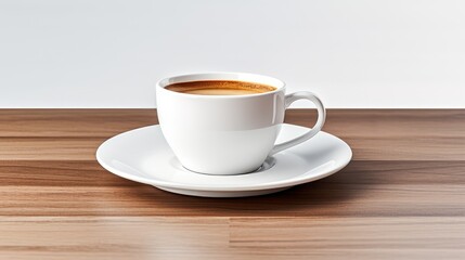 Obraz premium ceramic coffee cup on white background