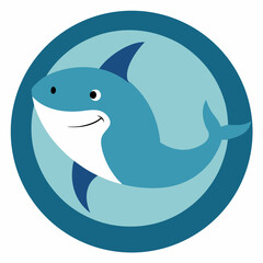 Little Shark Illustration Vector Mascot Cute and Fun Cartoon Designs for Creative Projects