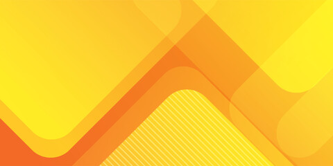 Abstract orange and yellow geometric background. Dynamic shapes composition. Cool background design for posters. Vector illustration