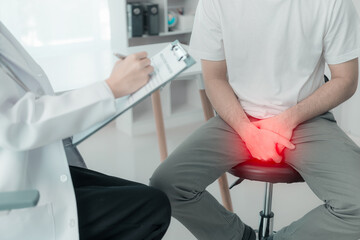 A young man visits his doctor for a urinary tract infection and enlarged prostate. The doctor...