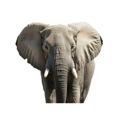 Obraz premium Majestic African Elephant Portrait A Close-Up Encounter