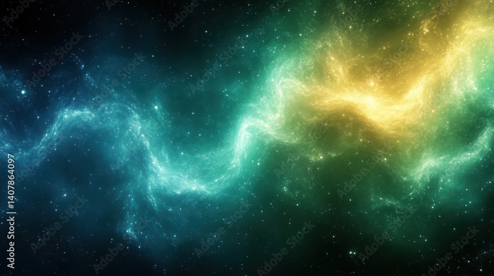 Aufkleber black dark blue green emerald petrol teal lime yellow white abstract background color gradient ombre