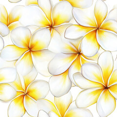 Fototapeta premium Beautiful floral pattern with vibrant flower, so attractive and fresh