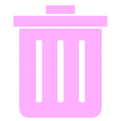 light purple delete icon