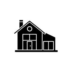 creative details Modern House Icon Vector Illustration