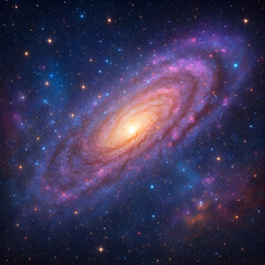 Celestial Spiral: A Journey Through the Infinite Cosmos