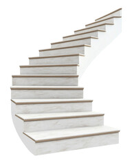 Stairs to Success on transparent background