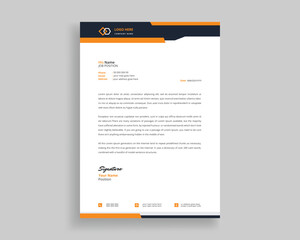 Letter Head Template in  Modern design
