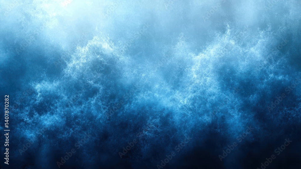 Poster blue gradient abstract background,a textured grainy effect evoking depth,motion,stock image