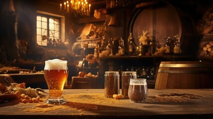 interior beer advertising