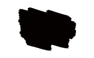 Abstract Black brush stock isolated, PNG file