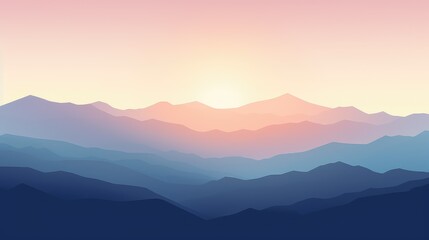 sky gradient sun background